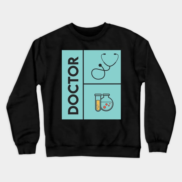 Doctor Love Crewneck Sweatshirt by Design Knight